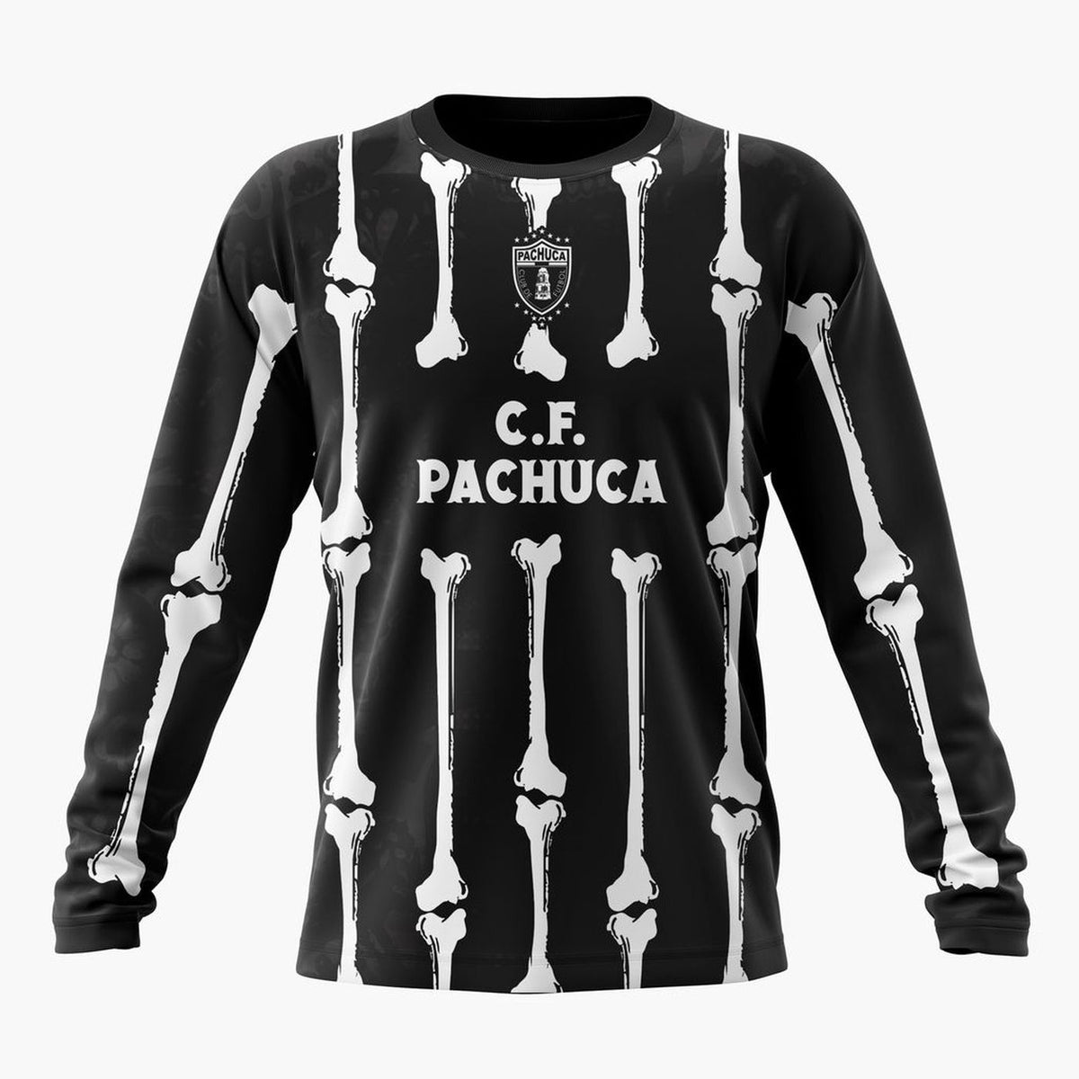 LIGA MX C.F. Pachuca Personalized Black Dia De Muertos Design ST2601