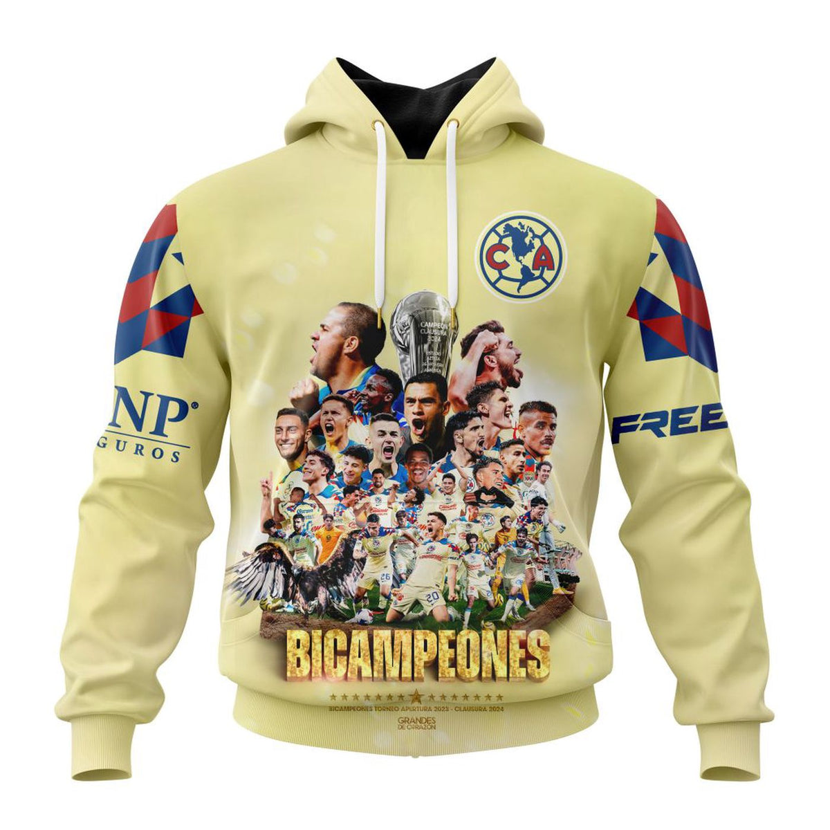 LIGA MX Club America Bicampeones Design ST2401 Jersey for Fans and Collectors