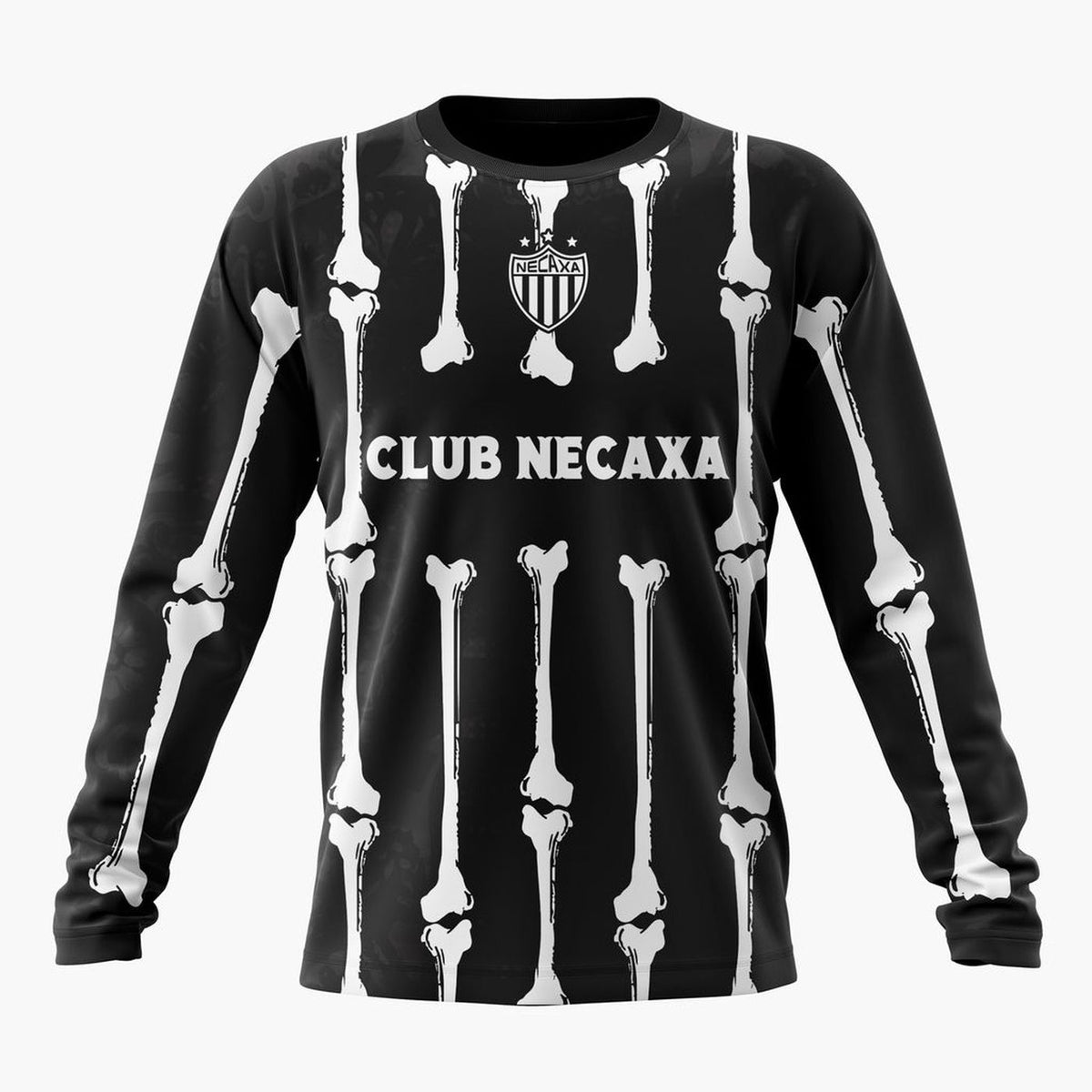 LIGA MX Club Necaxa Personalized Black Dia De Muertos Design ST2601