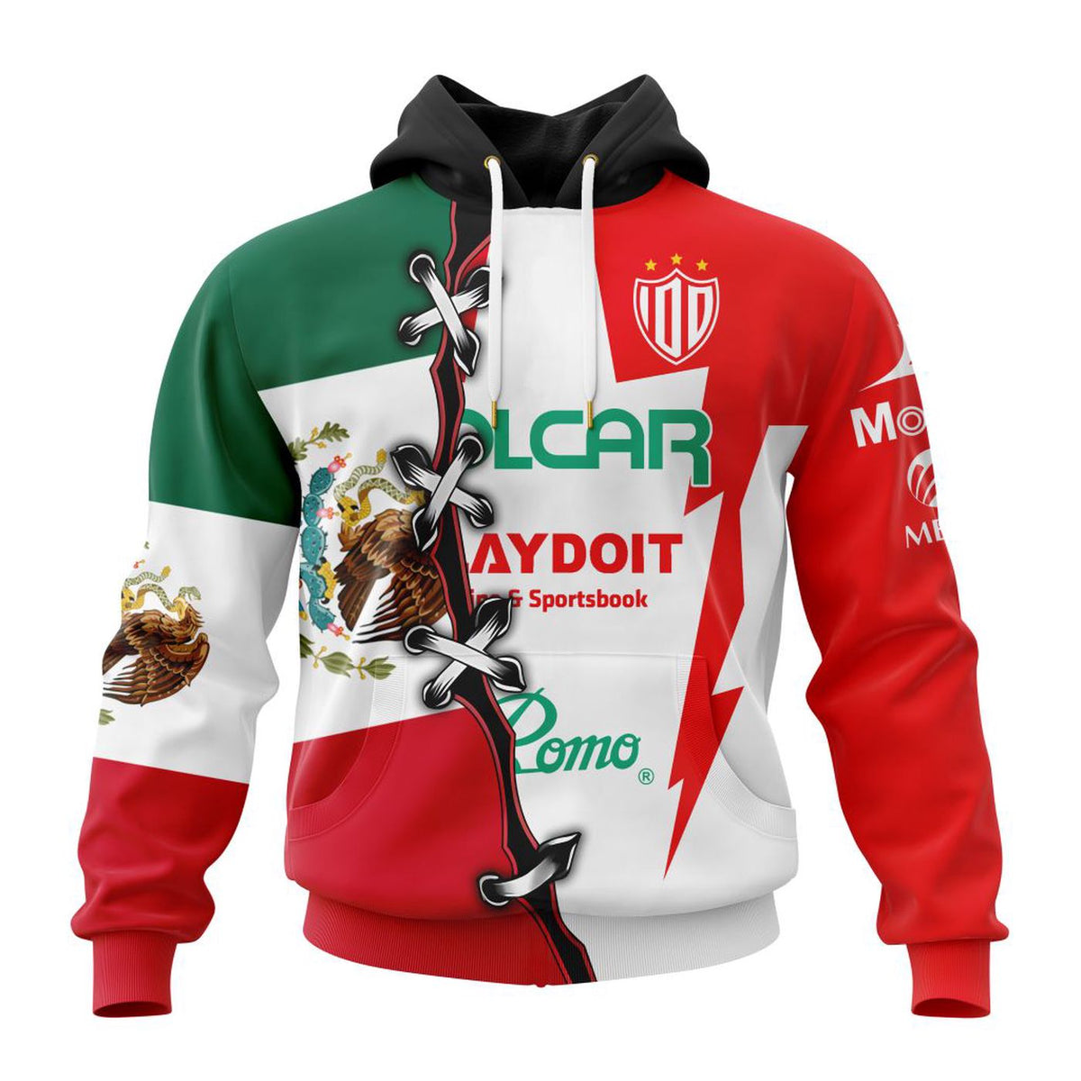 Necaxa Mexico Flag Design Club MX Liga Special Mix Shirt