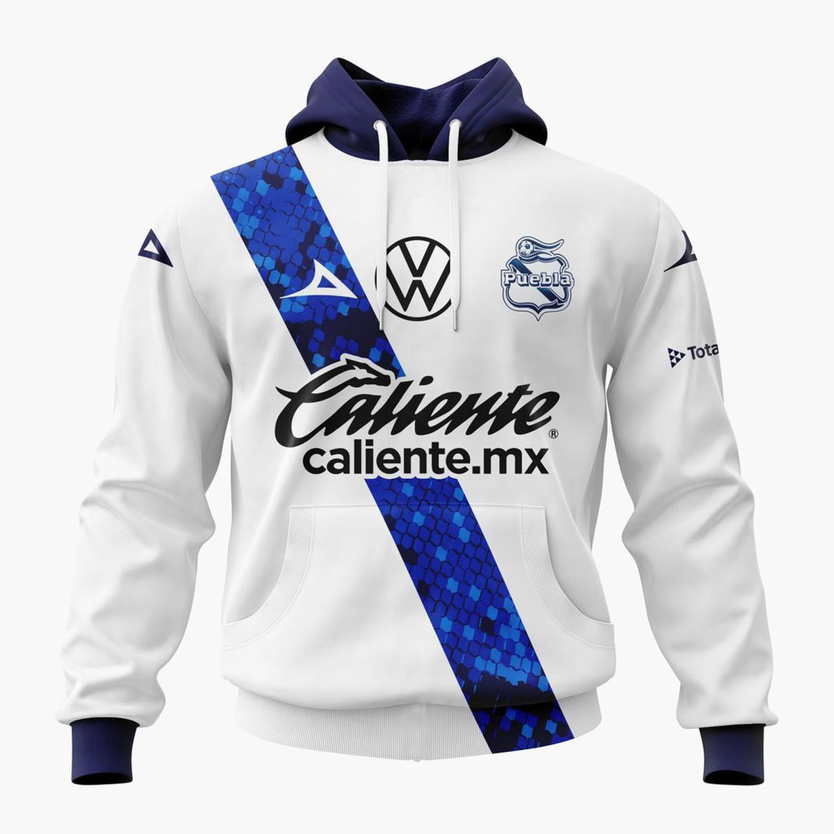 LIGA MX Club Puebla 2026-27 Home Design T-Shirt Fans Kit