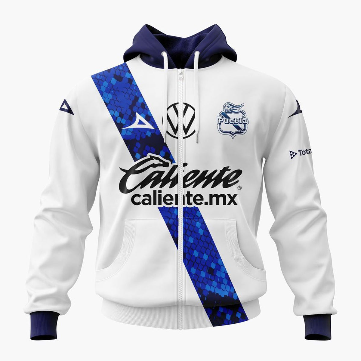 LIGA MX Club Puebla 2026-27 Home Design T-Shirt Fans Kit
