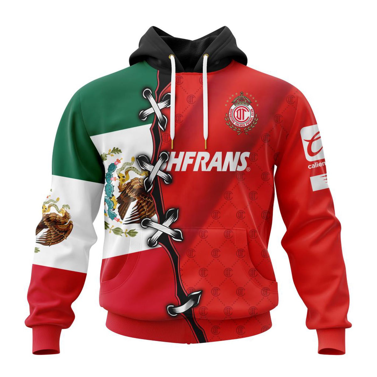 Deportivo Toluca Mexico Flag Design Liga MX Special Mix Shirt