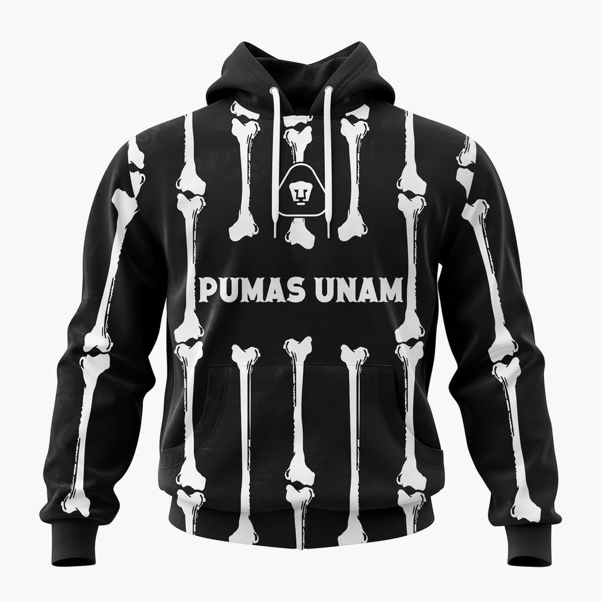 LIGA MX Pumas UNAM Personalized Black Dia De Muertos Design ST2601