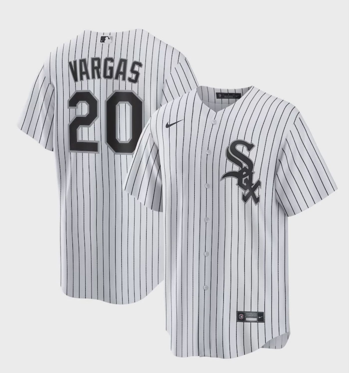Miguel Vargas Jersey White Black Unisex Soccer Fan Gift