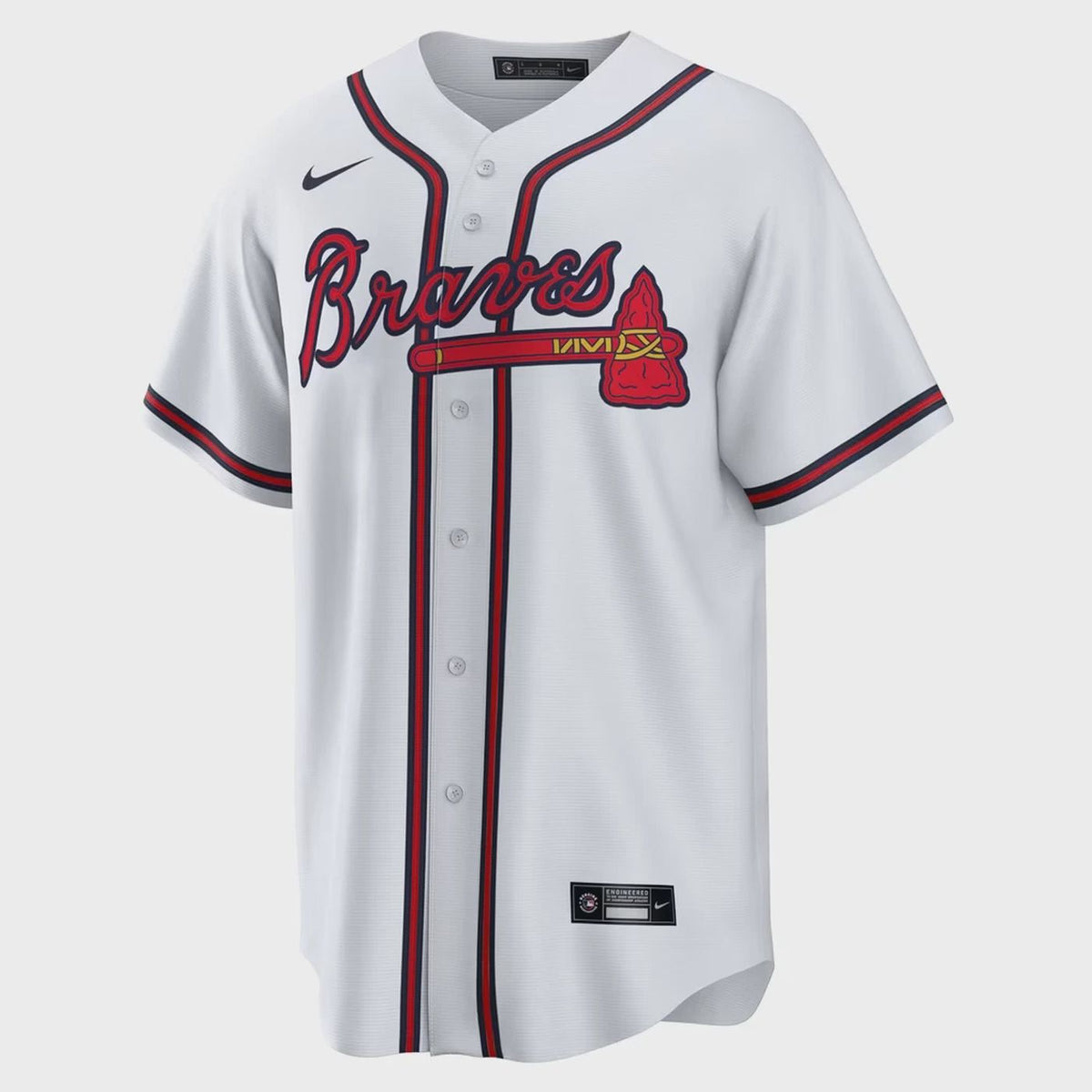 Atlanta Braves Albies #1 Nike Dri Fit Home Jersey Large NWT