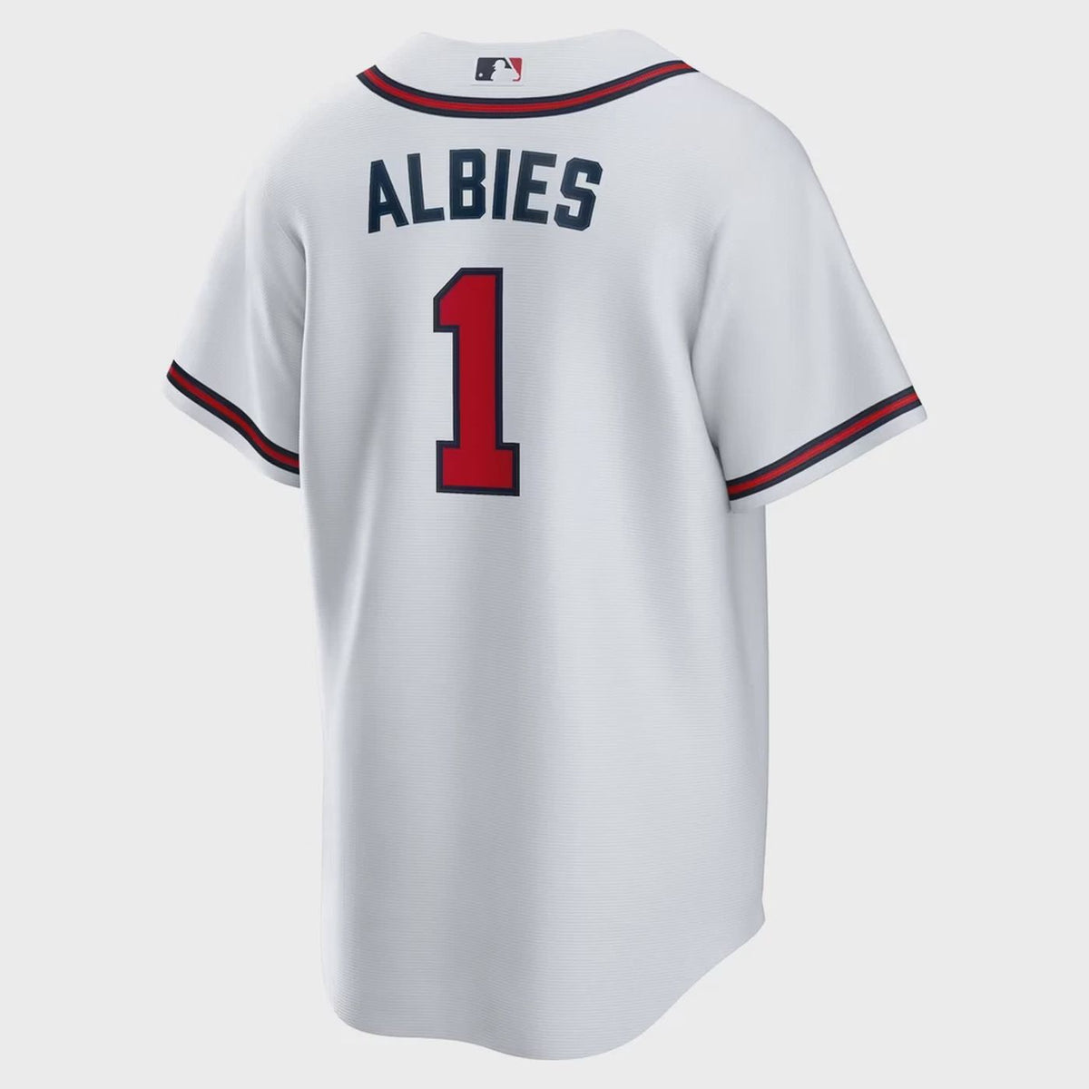 Atlanta Braves Albies #1 Nike Dri Fit Home Jersey Large NWT
