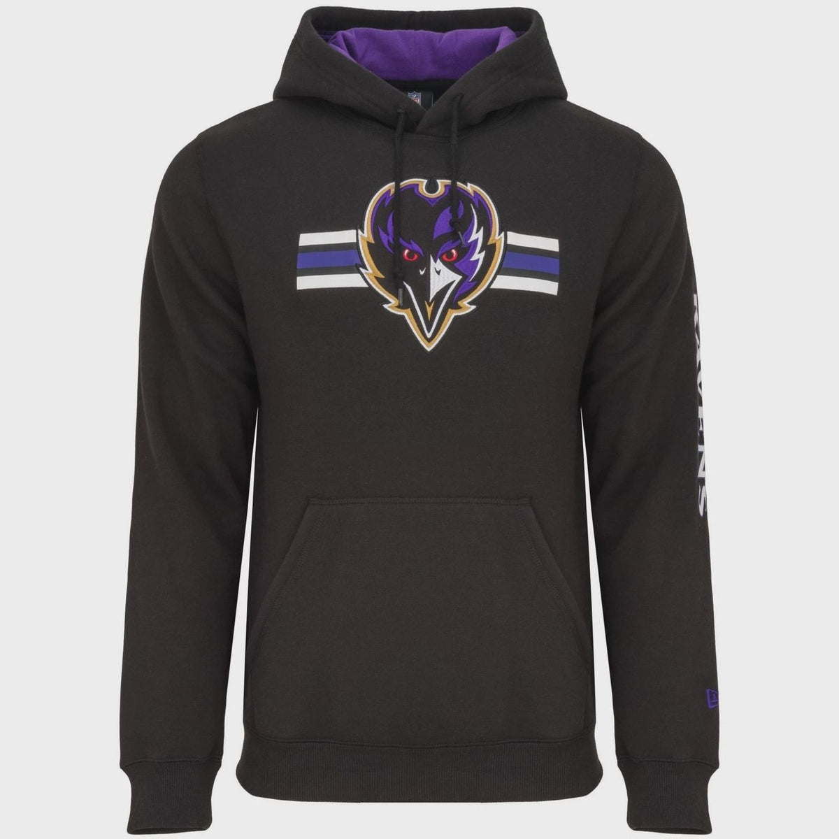 New Era Fleece Hoody - NFL SIDELINE Baltimore Ravens Black
