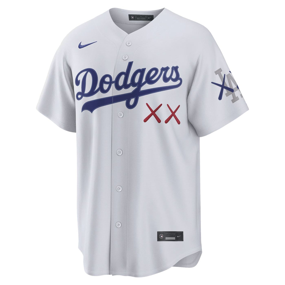 Nike x KAWS Los Angeles Dodgers Stadium Jersey White Mens L XL XXL NWT Authentic