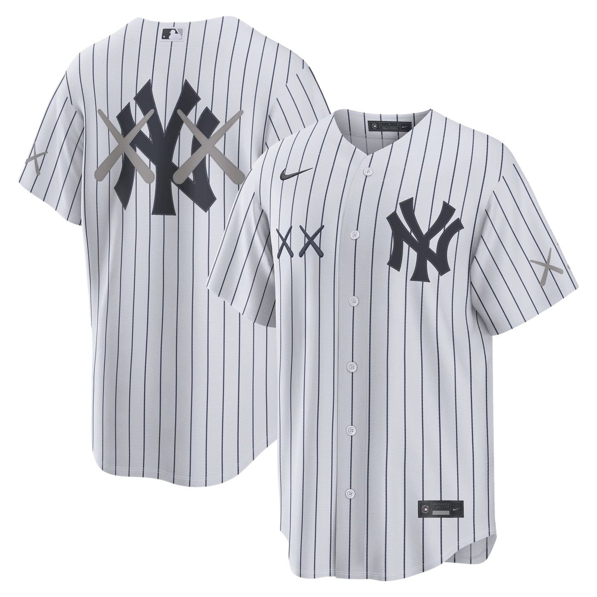 Nike KAWS New York Yankees Stadium Jersey White Mens XL XXL NWT Authentic