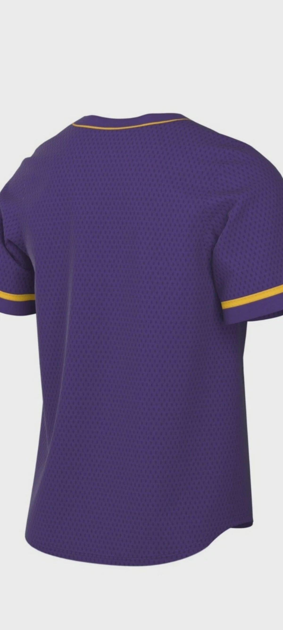 NWT Los Angeles Lakers Offficial Nike 2022 Baseball Jersey Size Mens Large