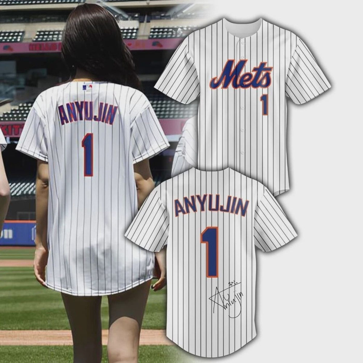 NYM Special IVE Yujin 2026 Limited Edition Baseball Jersey