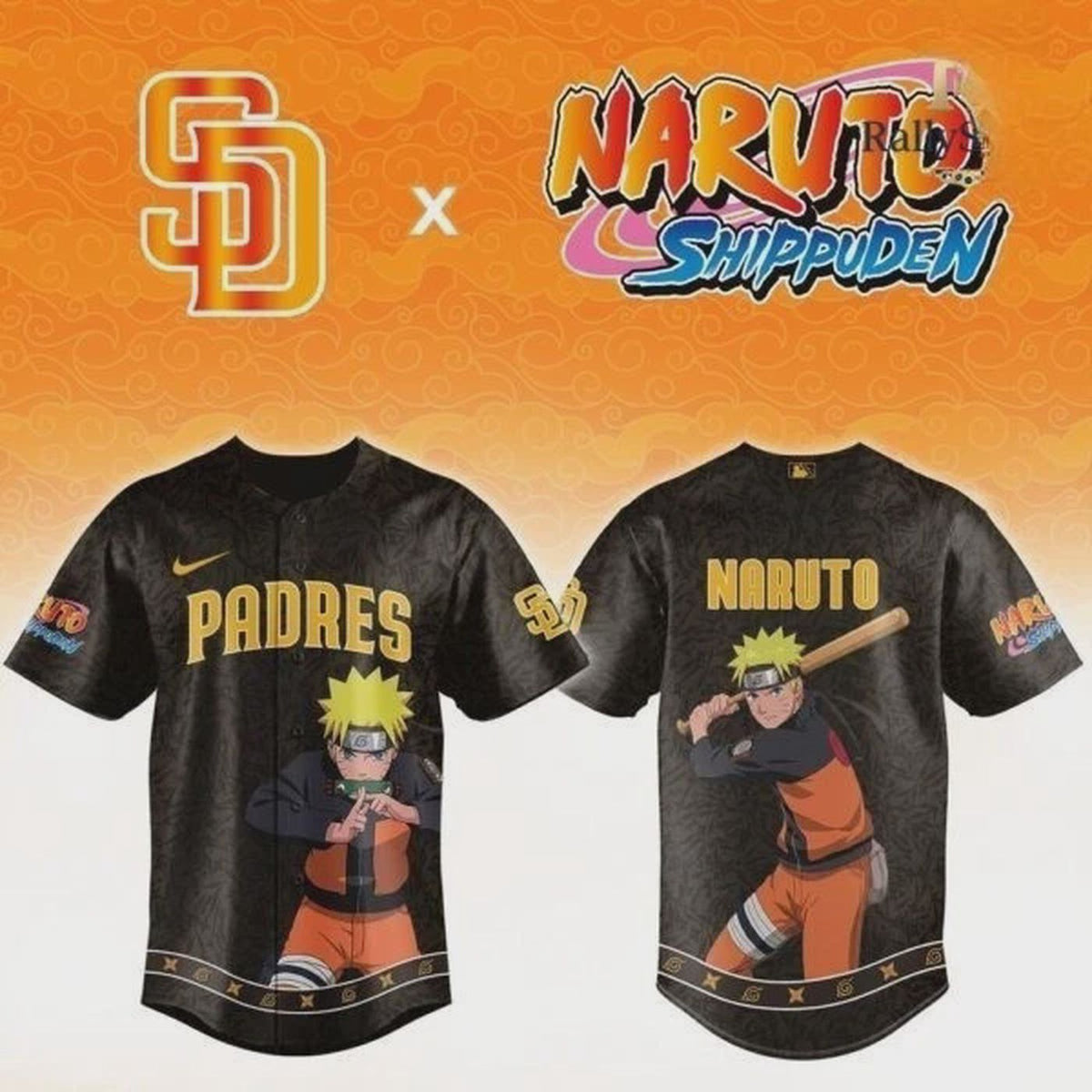 Padres x Naruto Night 2026 Limited Baseball Jersey
