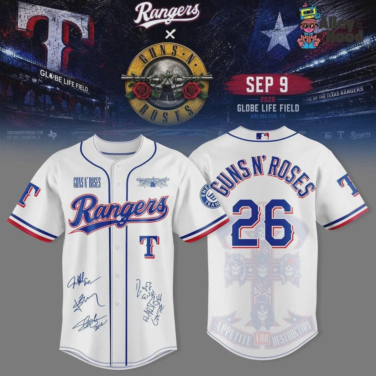 Ranger s 2026 White Baseball Jersey