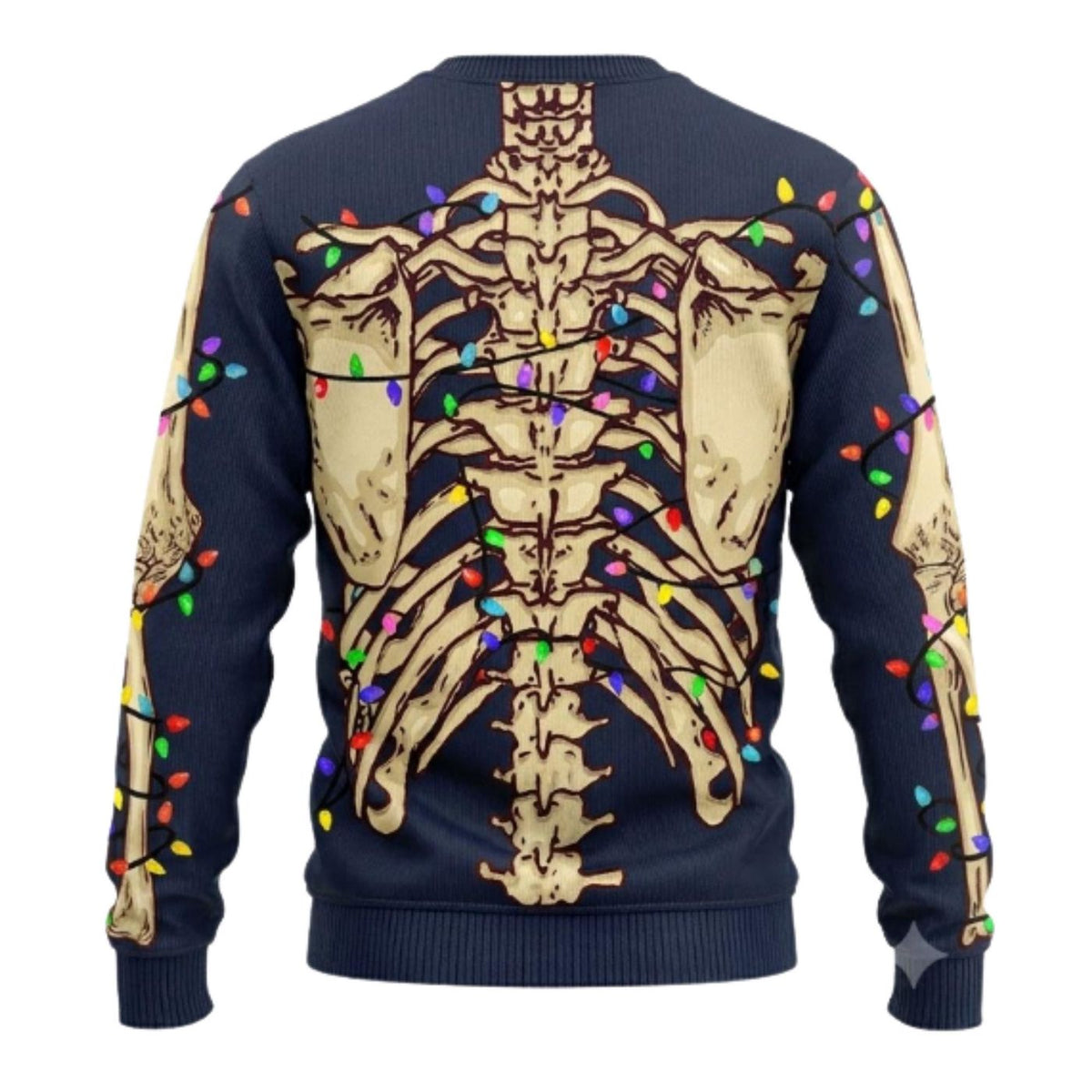 Skeleton Christmas Sweatshirt, Funny Ugly Xmas Sweater, Unisex Holiday Pullover Gift