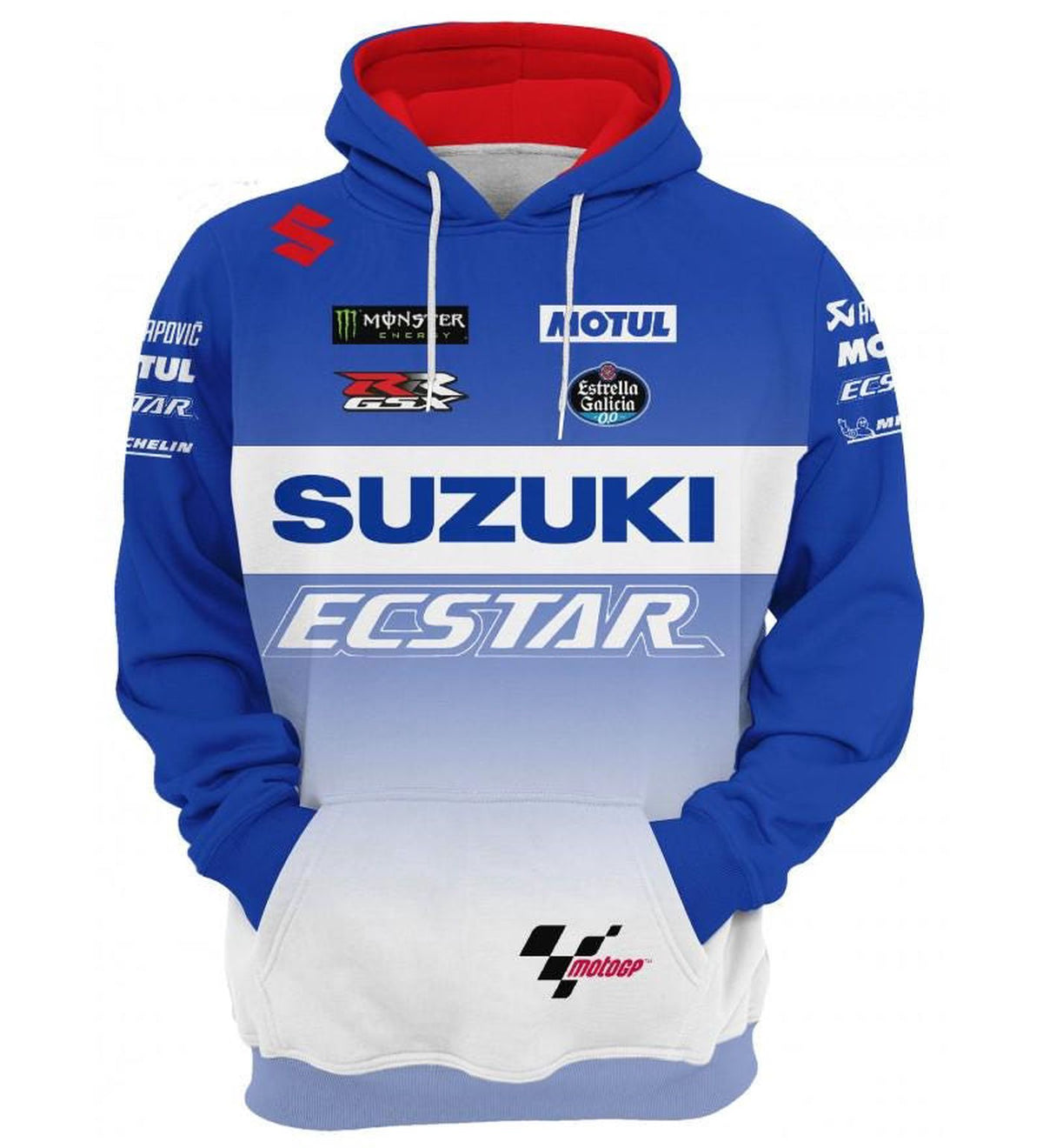 Suzuki  Racing Hoodie: UNISEX and MOTORCYCLE
