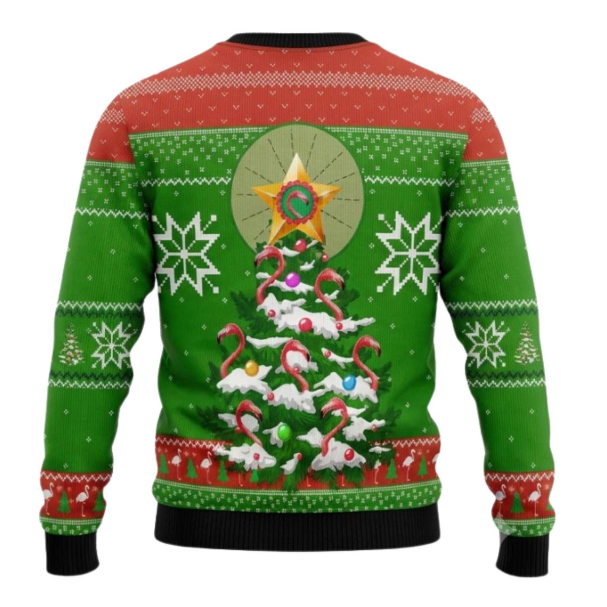 Ugly Christmas Tree Sweater, Unisex Holiday Sweater with Candy Cane Design for Men Women