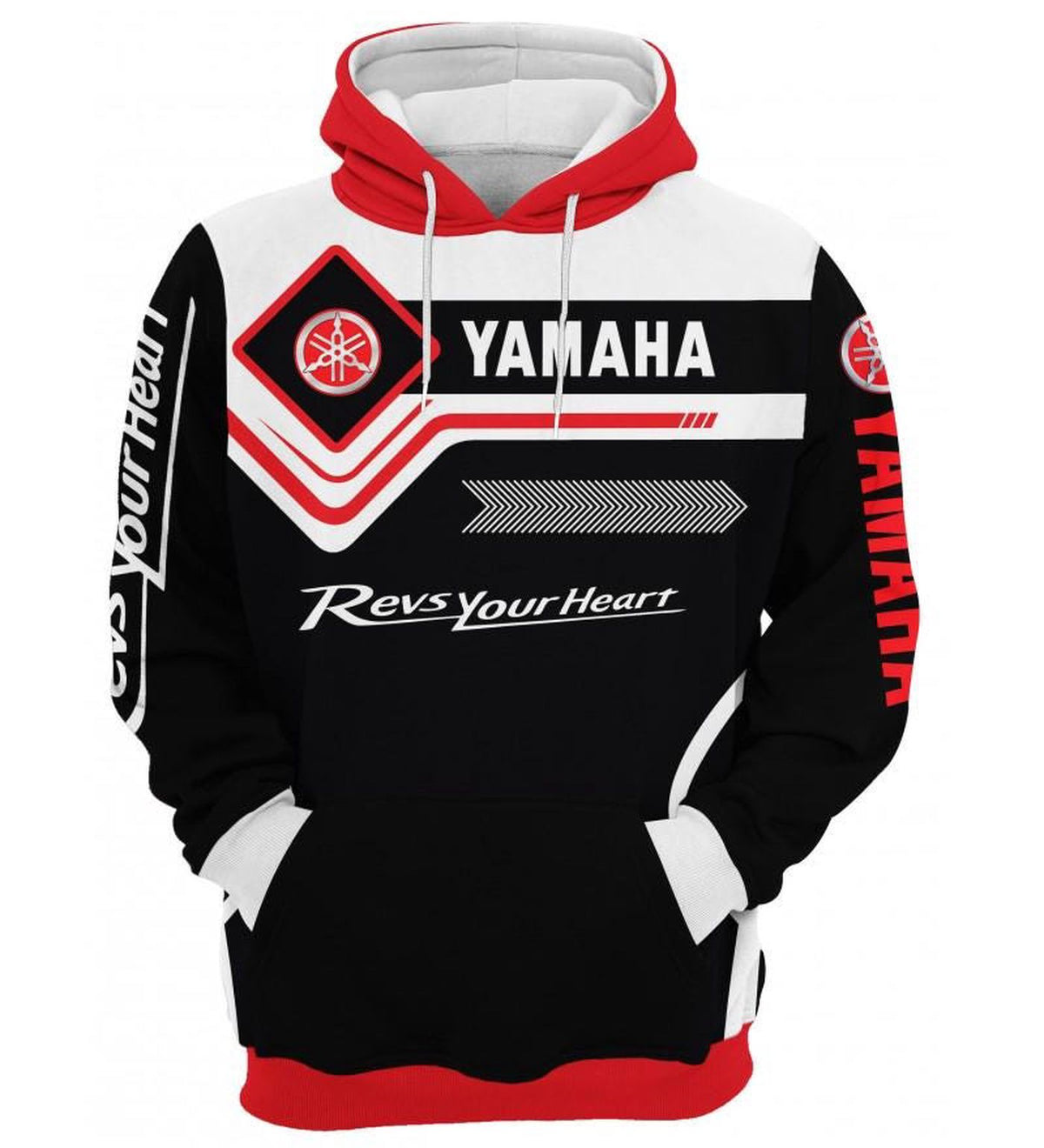 Yamaha Racing Hoodie: UNISEX and MOTORCYCLE
