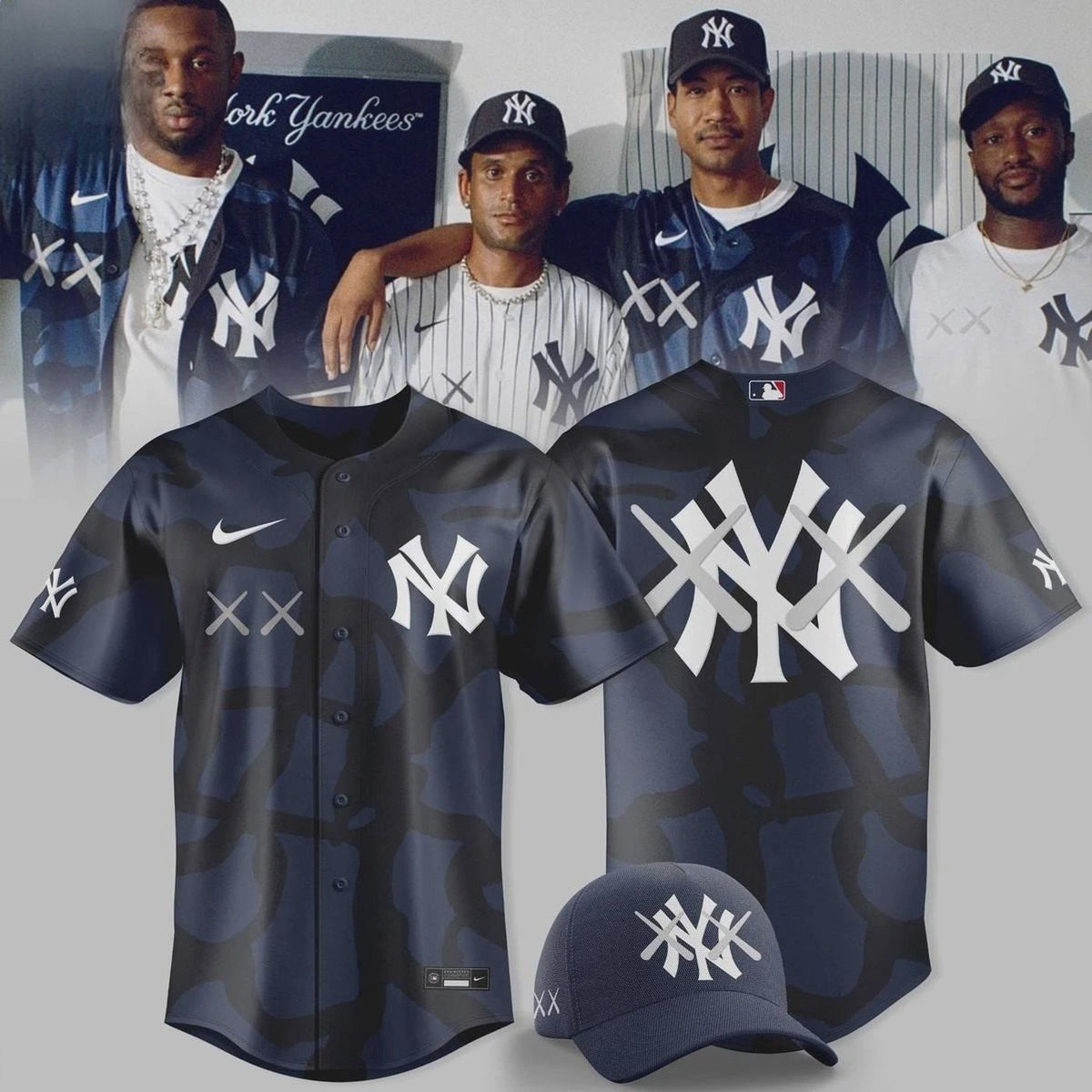 Yankees MLB x KAWS 2026 Baseball Jersey